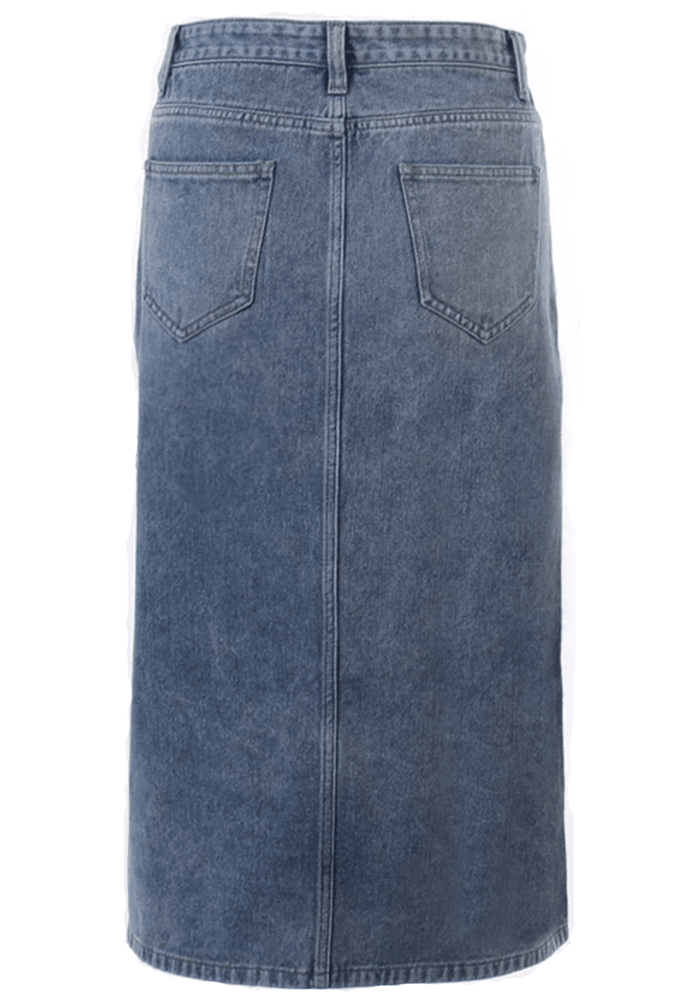 Carissa High Waist Slit Midi Skirt - Blue / S - Be My Shine