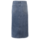Carissa High Waist Slit Midi Skirt - Blue / S - Be My Shine