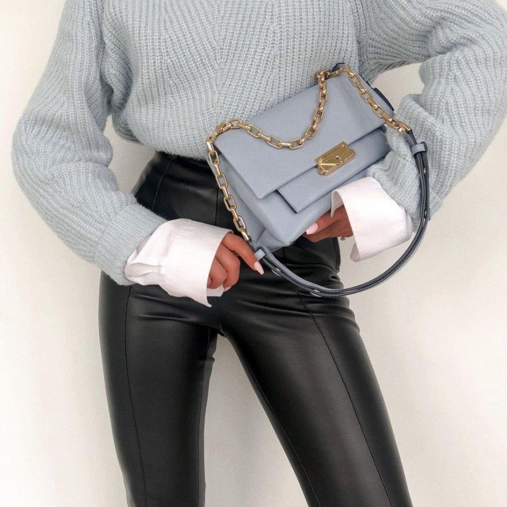 Fantine Faux Leather Pants - Black / S - Be My Shine