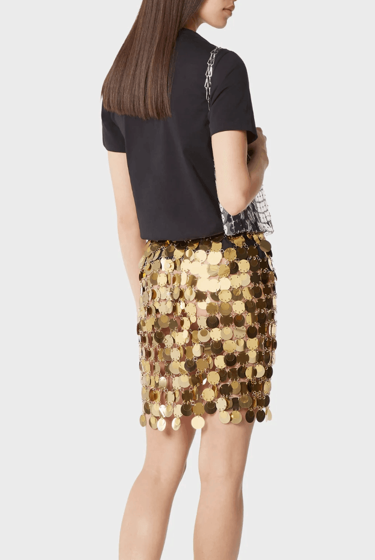 Galena Sequin Embellished Mini Skirt - Black / XS - Be My Shine