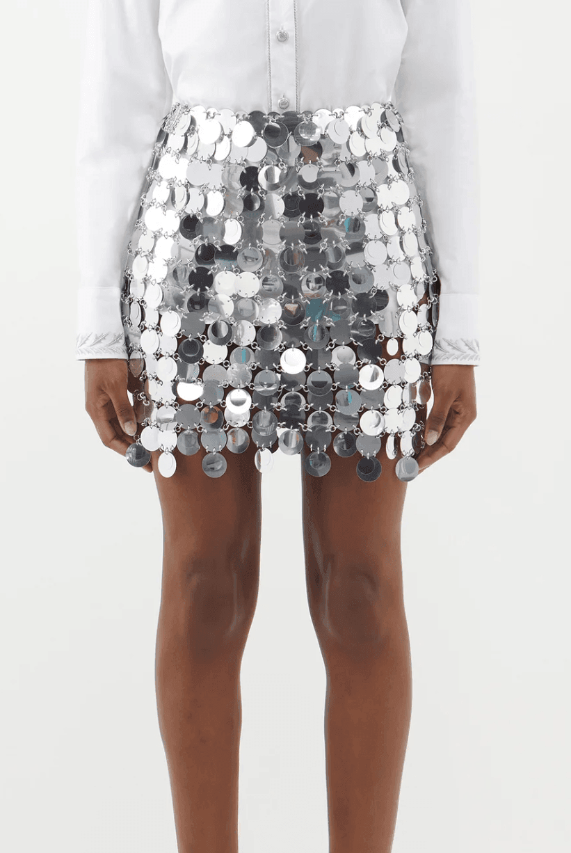 Galena Sequin Embellished Mini Skirt - Black / XS - Be My Shine