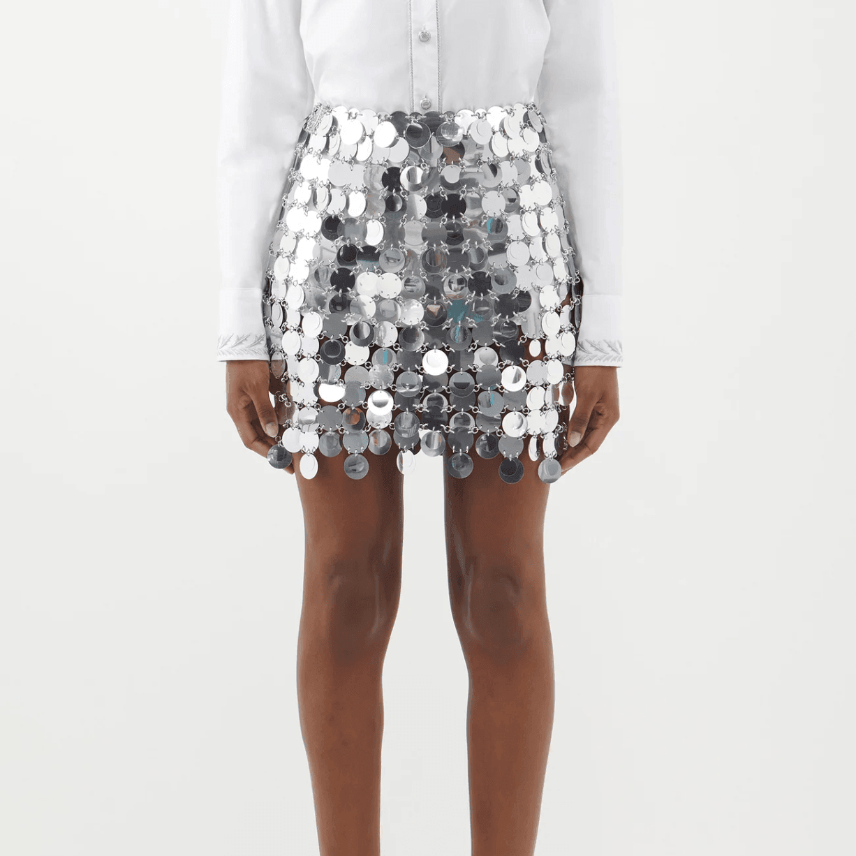Galena Sequin Embellished Mini Skirt - Black / XS - Be My Shine