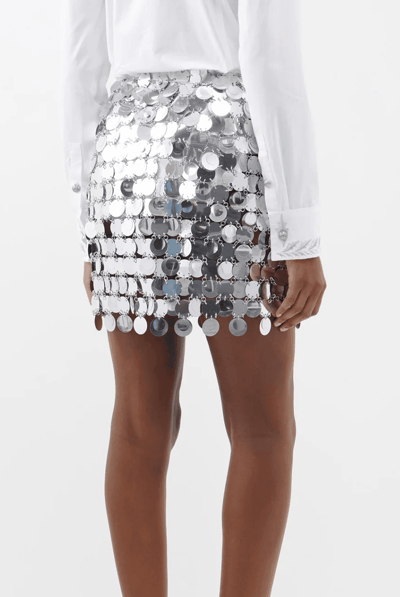 Galena Sequin Embellished Mini Skirt - Black / XS - Be My Shine