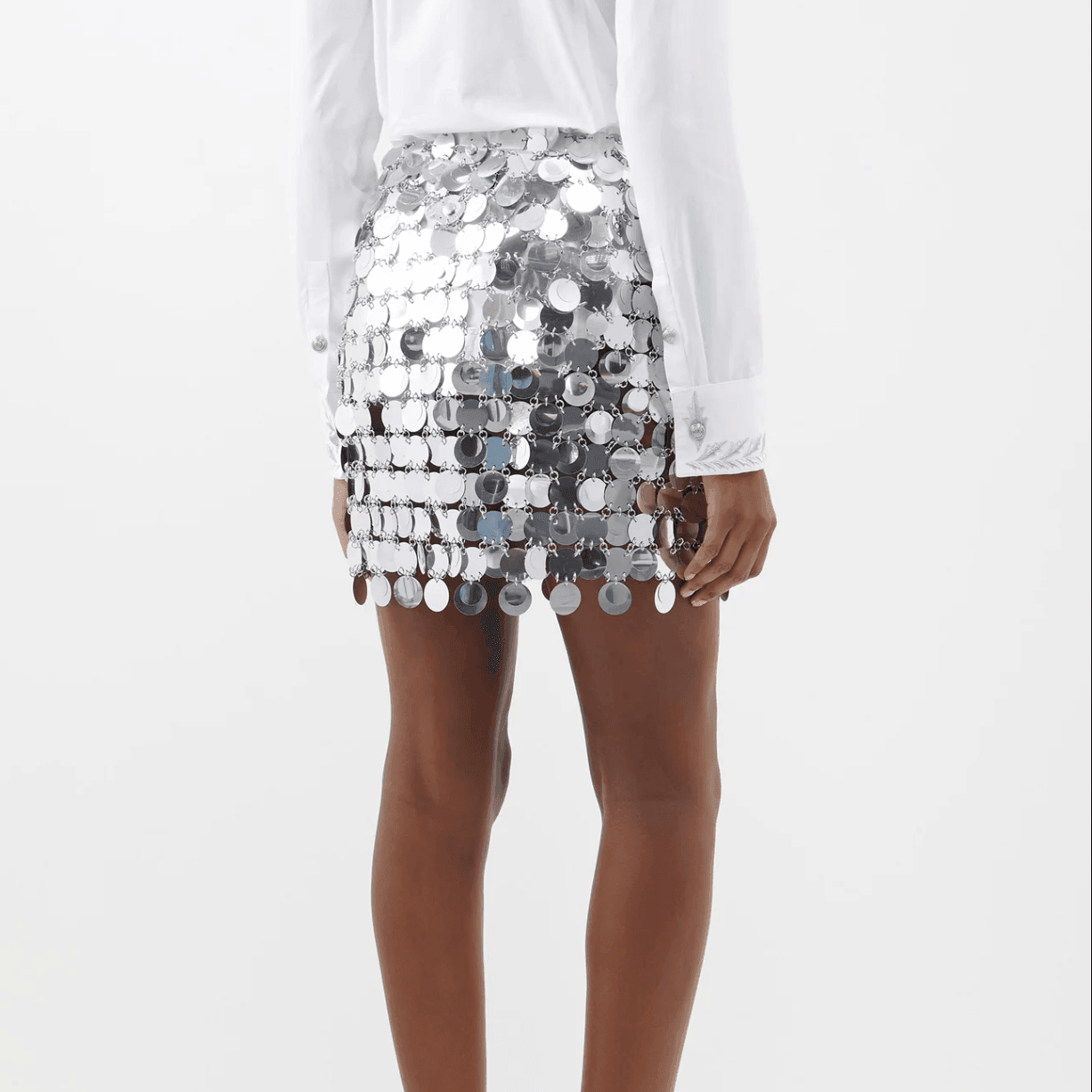 Galena Sequin Embellished Mini Skirt - Black / XS - Be My Shine
