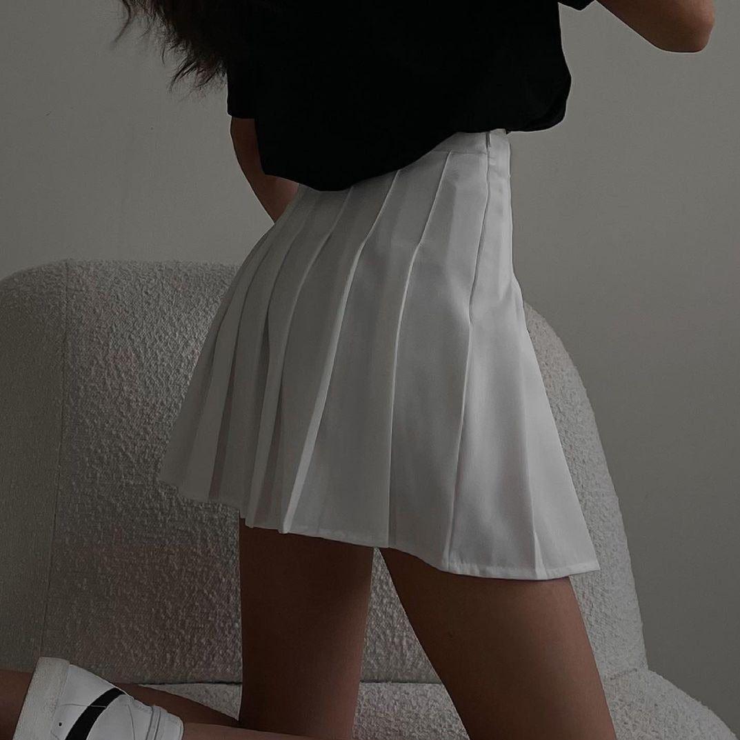 Lavinia Ruffle Mini Skirt - White / S - Be My Shine