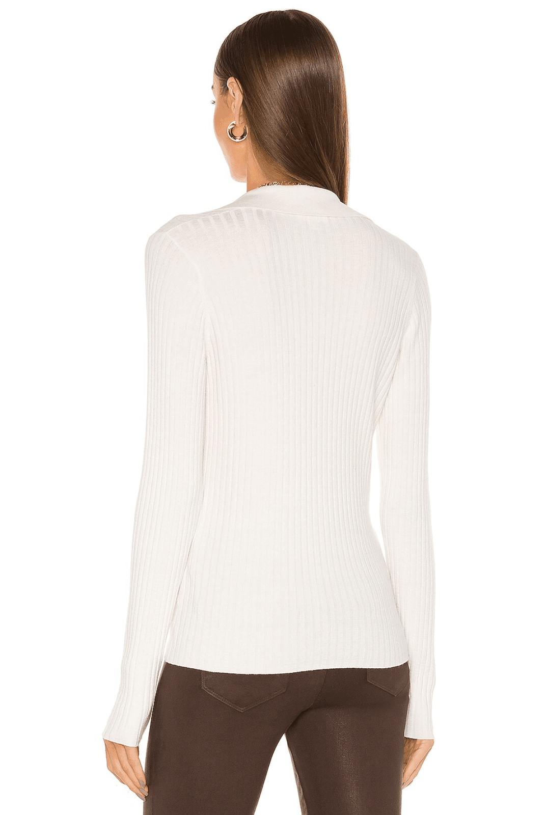 Myfanwy Long Sleeve Knitted Top - White / One Size - Be My Shine