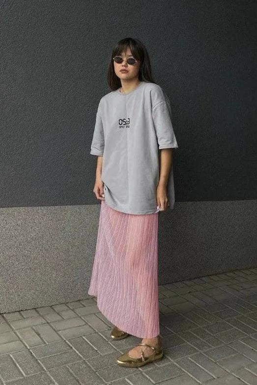 Nasira See Through Maxi Skirt - Light Blue / S - Be My Shine