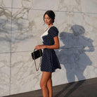 Picnic Garden Polka Dot Vintage Mini Dress Be My Shine