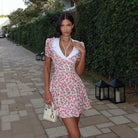 Picnic Garden Polka Dot Vintage Mini Dress Be My Shine