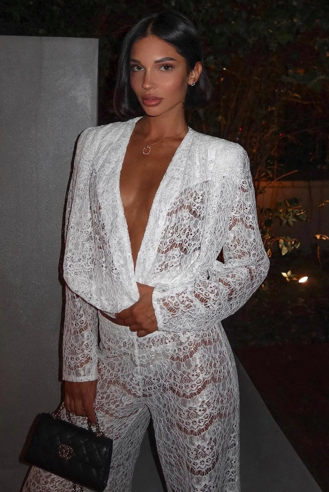 Rowena Lace Two Piece Set - White / S - Be My Shine