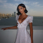 Strawberry Kiss Polka Dot Vintage Mini Dress Be My Shine