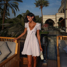 Strawberry Kiss Polka Dot Vintage Mini Dress Be My Shine