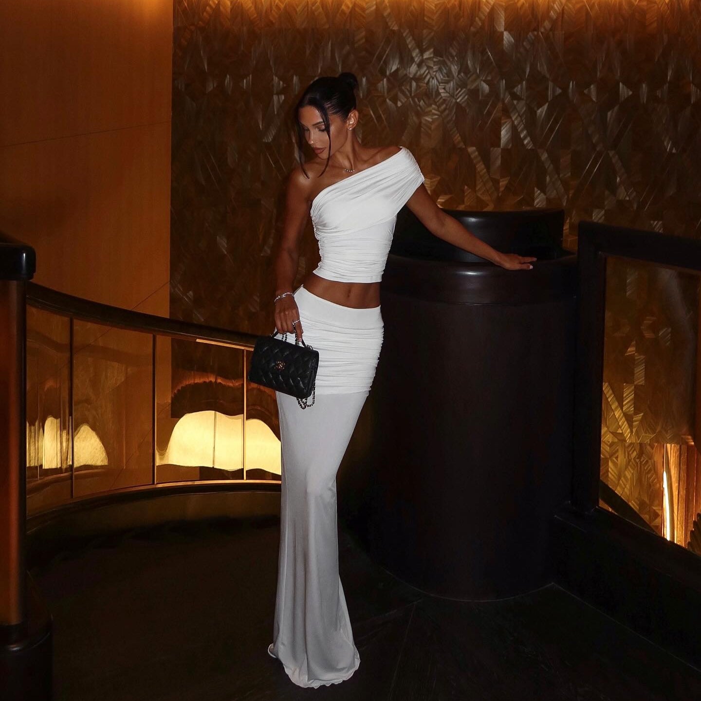 Sway Meridian One Shoulder Two Piece Set Be My Shine