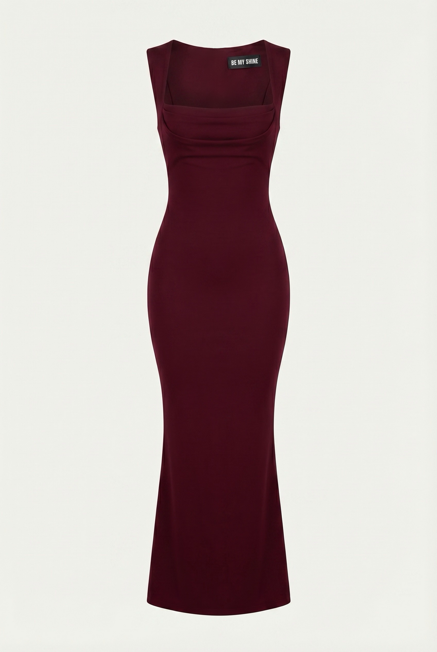 Charley Sculpted Maxi Dress – Burgundy