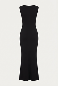 Charley Sculpted Maxi Dress – Black