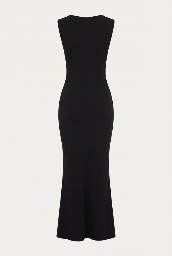Charley Sculpted Maxi Dress – Black