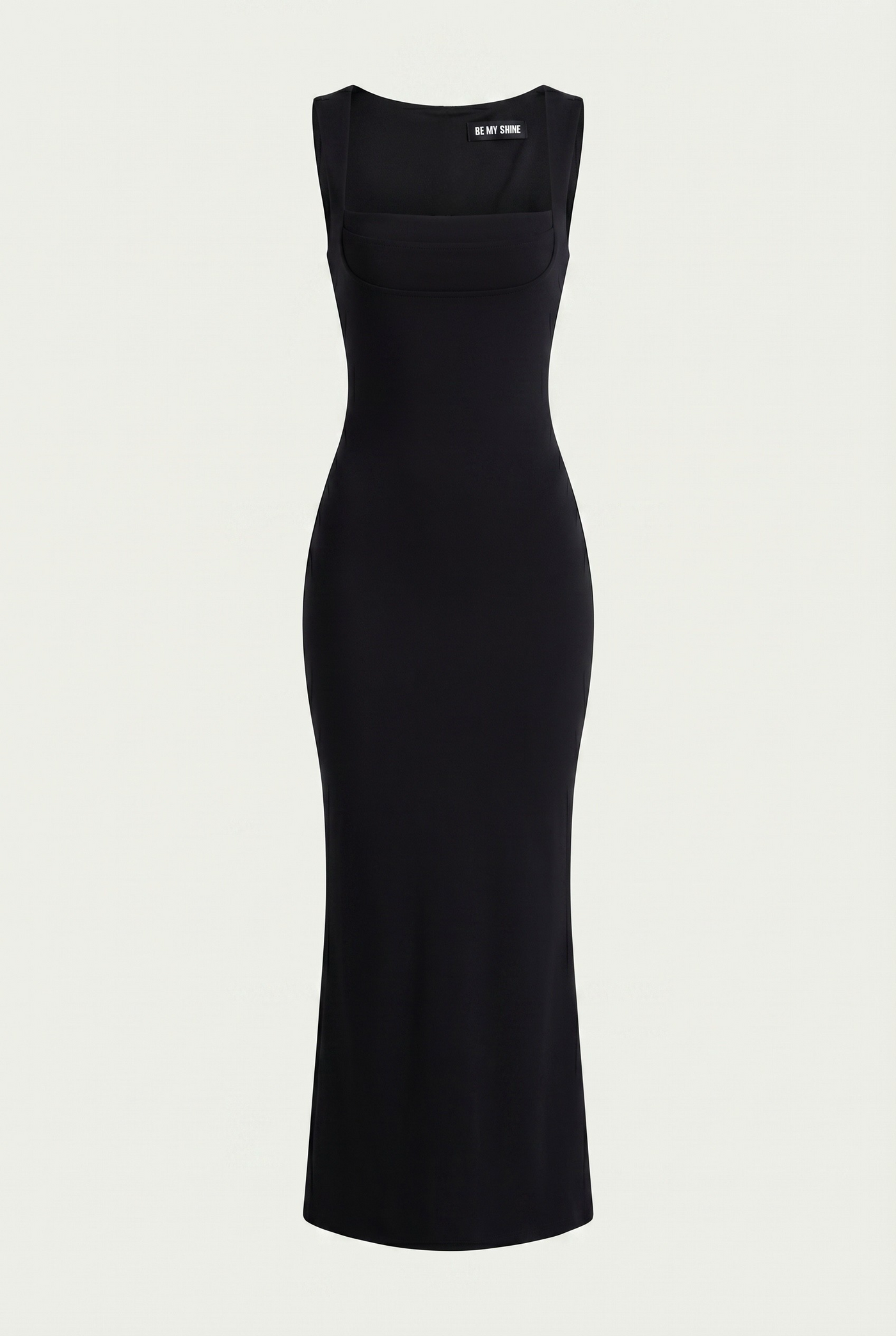 Charley Sculpted Maxi Dress – Black