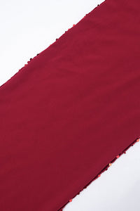 Adena Sequin Sculpt Mini Dress with Scarf - Burgundy