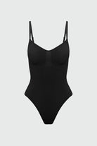 Black bodyshaper on a light gray background