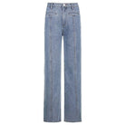 Aceline Star Patchwork High Waisted Jeans - S / Blue - Be My Shine