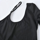 Alannis Asymmetric One Shoulder Top - S / Black - Be My Shine