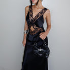 Atara Lace Cut Out Maxi Dress - Black / S - Be My Shine
