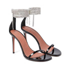 Atina Crystal-Embellished Ankle Strap Sandals - Purple / 5 - Be My Shine