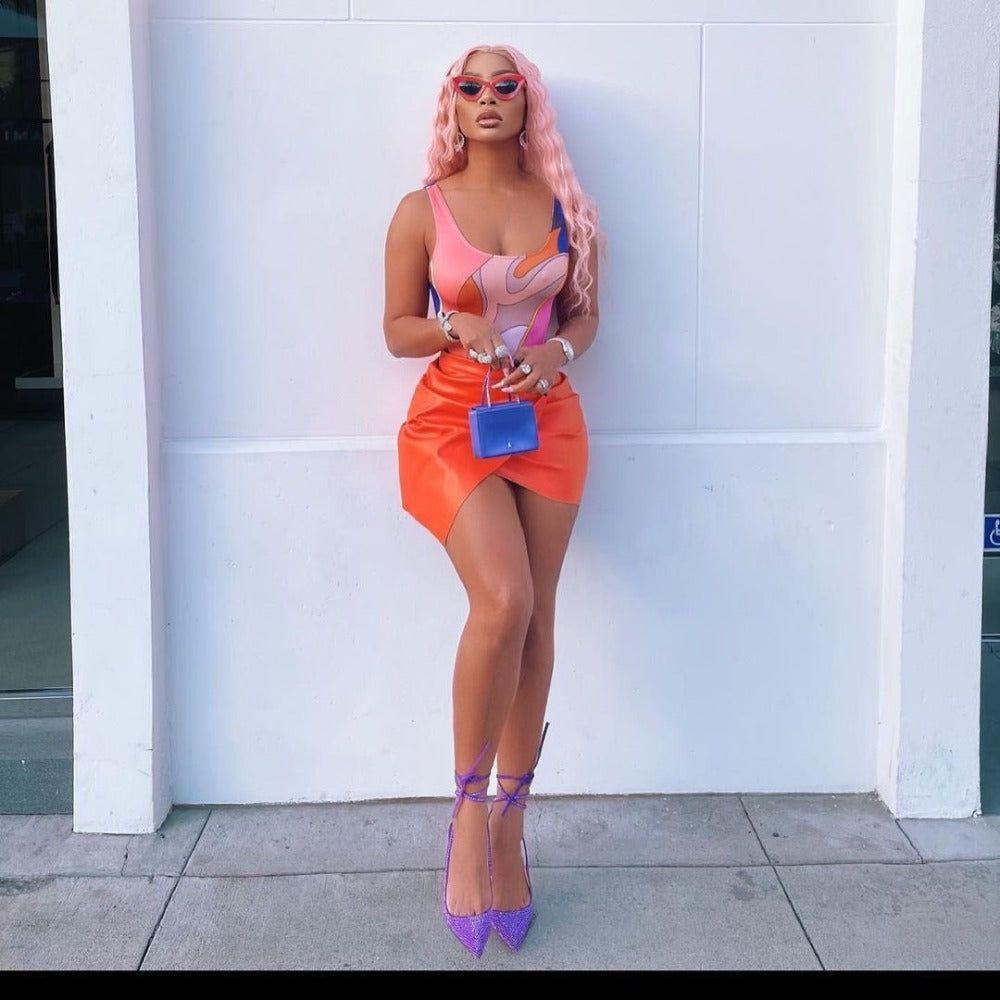 Aylin Crystal Lace Up Heels - Green / 4 - Be My Shine