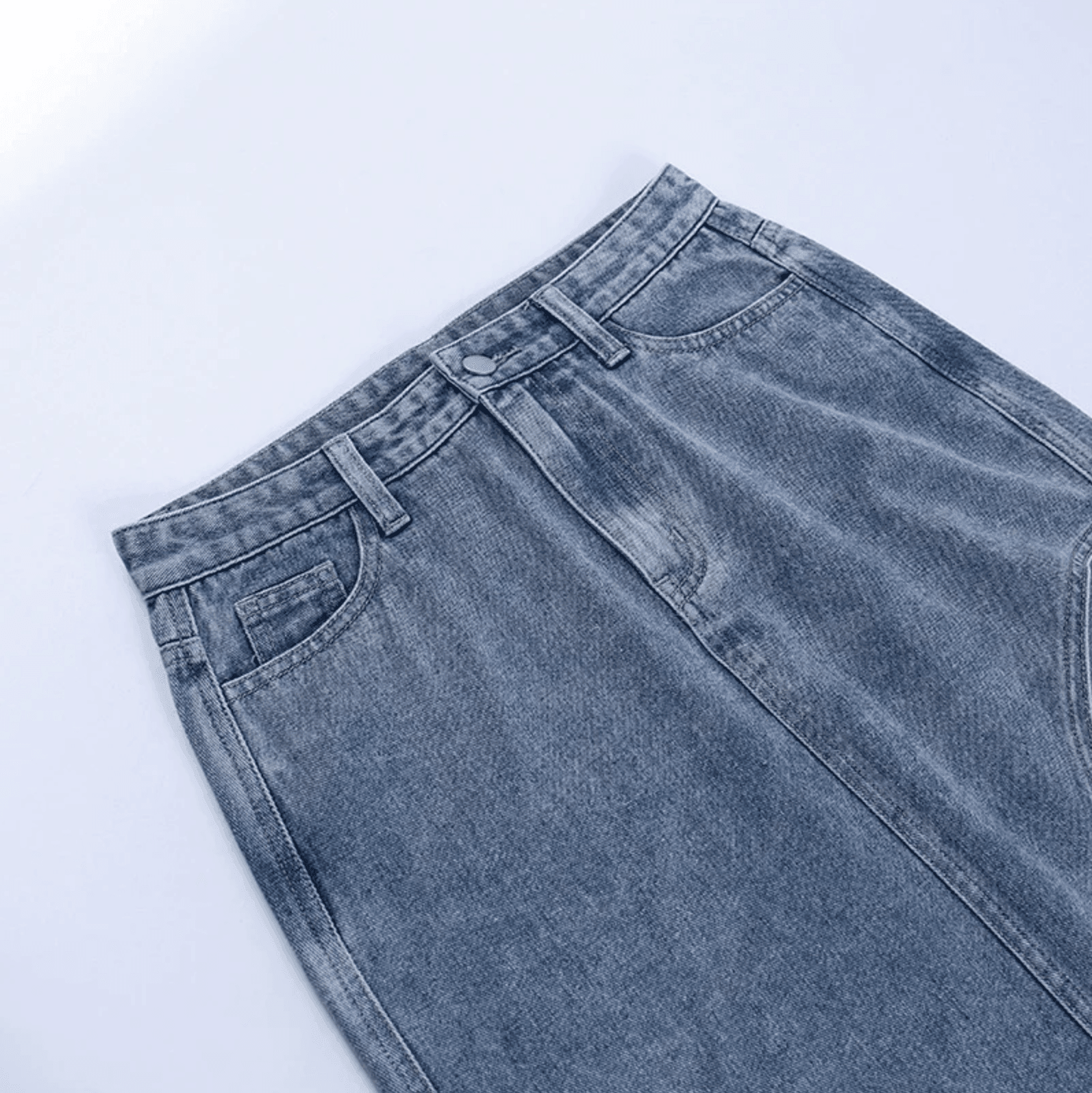 Carissa High Waist Slit Midi Skirt - Blue / S - Be My Shine