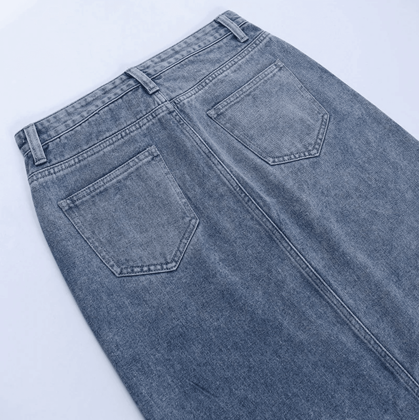 Carissa High Waist Slit Midi Skirt - Blue / S - Be My Shine