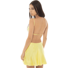 Cherise Satin Summer Mini Dress - Yellow / S - Be My Shine