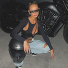 Ela Long Sleeve Bodysuit - Black / S - Be My Shine
