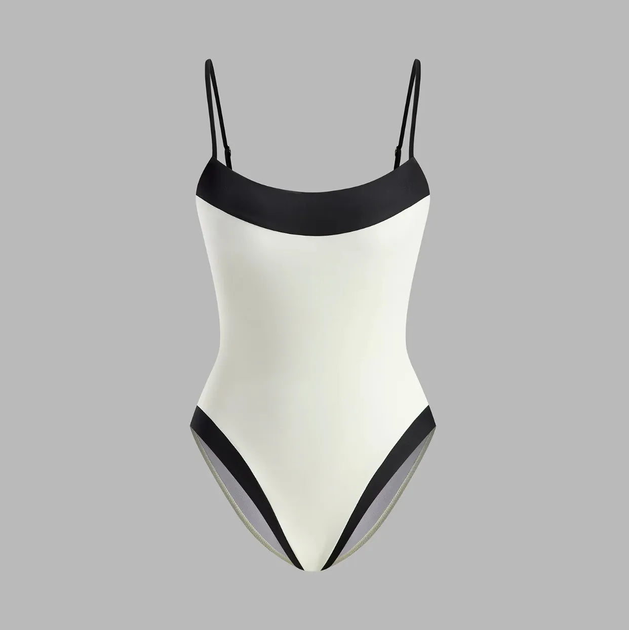 Eliora Contrast Trim One Piece Swimsuit Be My Shine