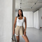 Gilda Skort Shorts - Khaki / S - Be My Shine