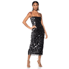 Hanan Hologram Sequin Midi Dress - White / S - Be My Shine