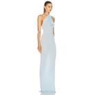 Harlow Blue Mesh Maxi Dress - Sky Blue / XS - Be My Shine