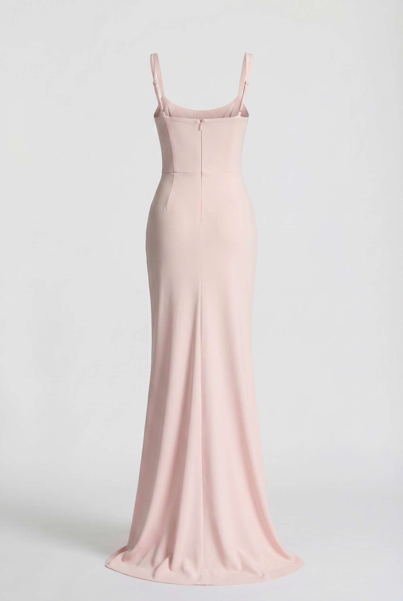 Nicole Square Neck Draped Maxi Dress – Pink