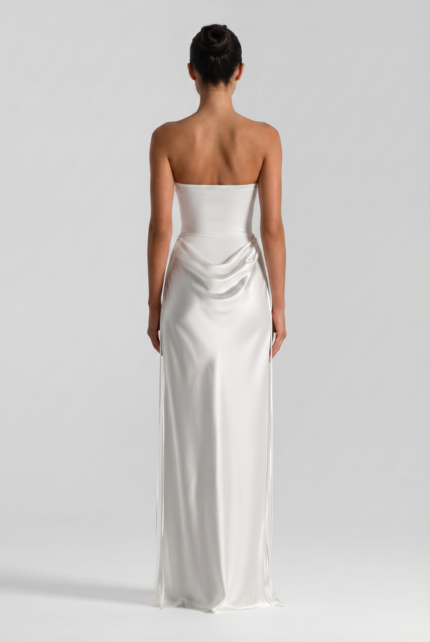 Genie Strapless Maxi Dress – White