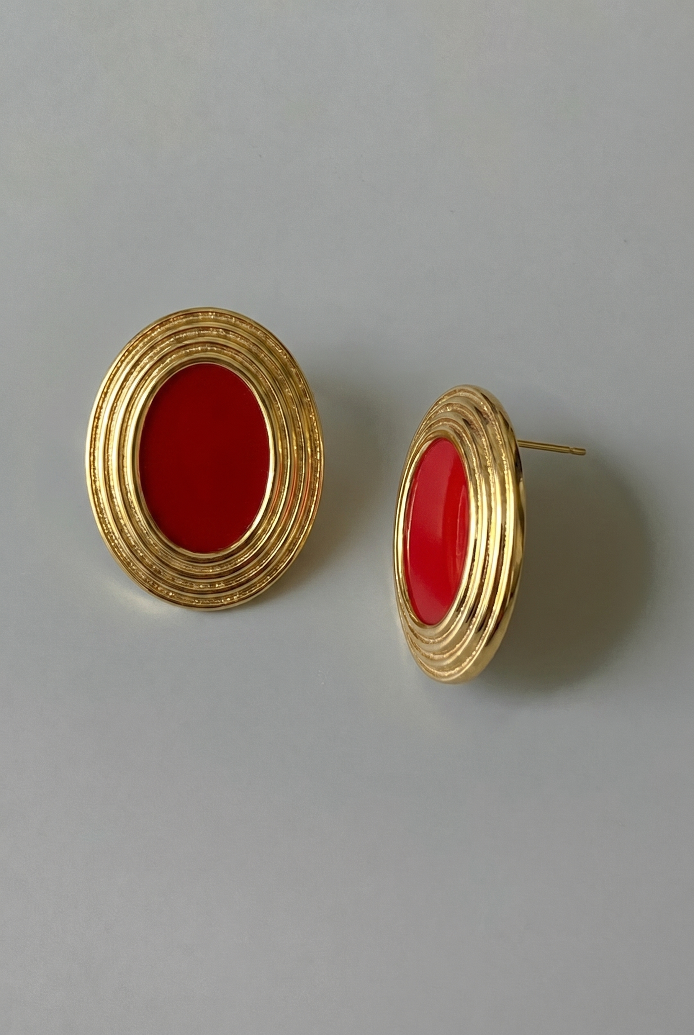 Ellis Earrings - Red