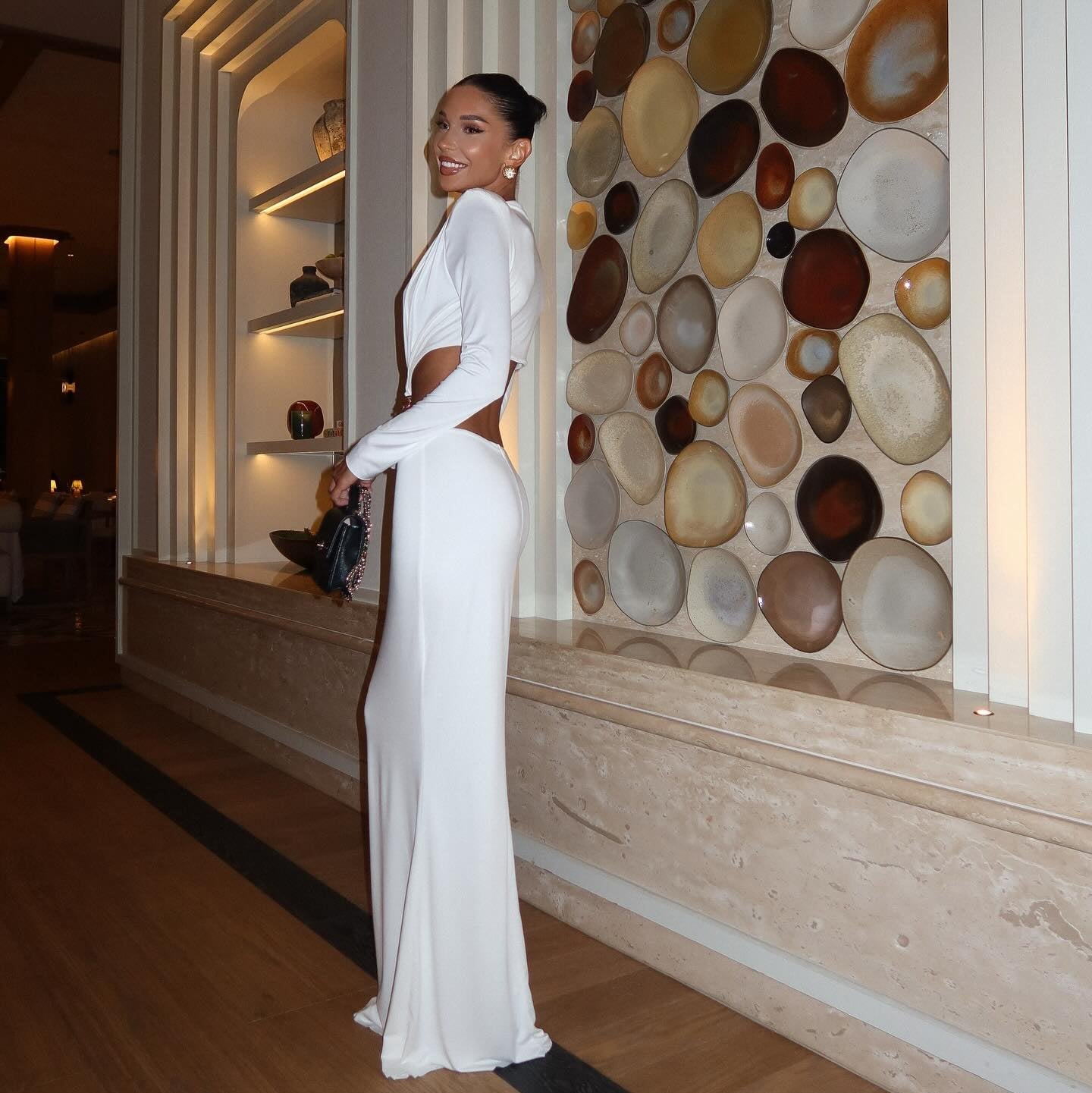 Hourglass Cut Out Maxi Dress Be My Shine