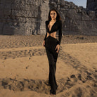 Hourglass Cut Out Maxi Dress Be My Shine