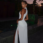 Moonlit High Slit Maxi Dress Be My Shine