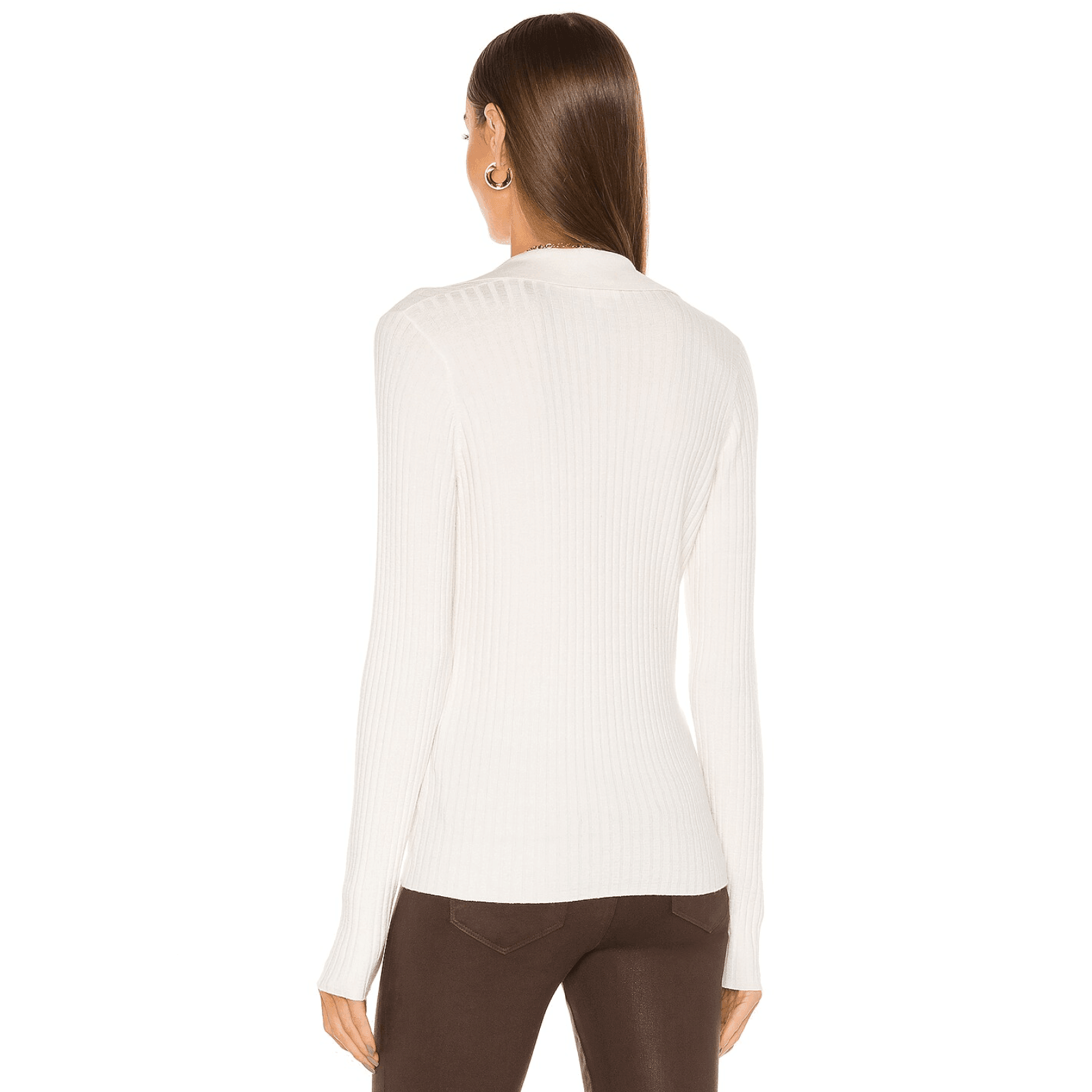 Myfanwy Long Sleeve Knitted Top - White / One Size - Be My Shine