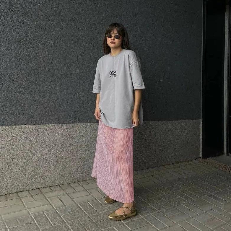 Nasira See Through Maxi Skirt - Light Blue / S - Be My Shine