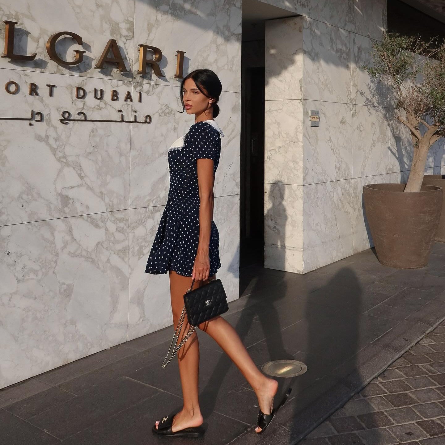 Picnic Garden Polka Dot Vintage Mini Dress Be My Shine