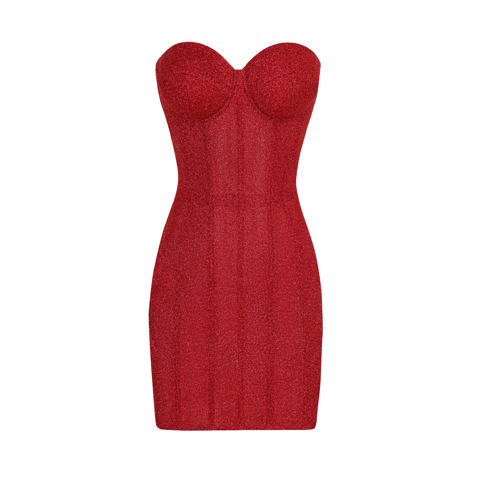 Poppy Slimming Glitter Corset Mini Dress - Red / XS - Be My Shine