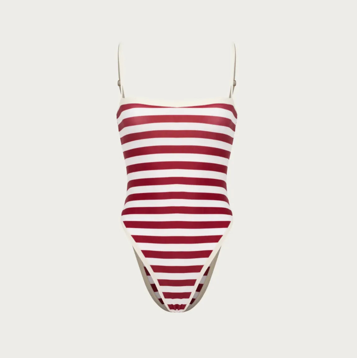 Severina Striped One Piece Swimsuit - Brown / S - Be My Shine