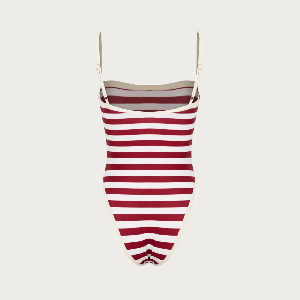 Severina Striped One Piece Swimsuit - Brown / S - Be My Shine