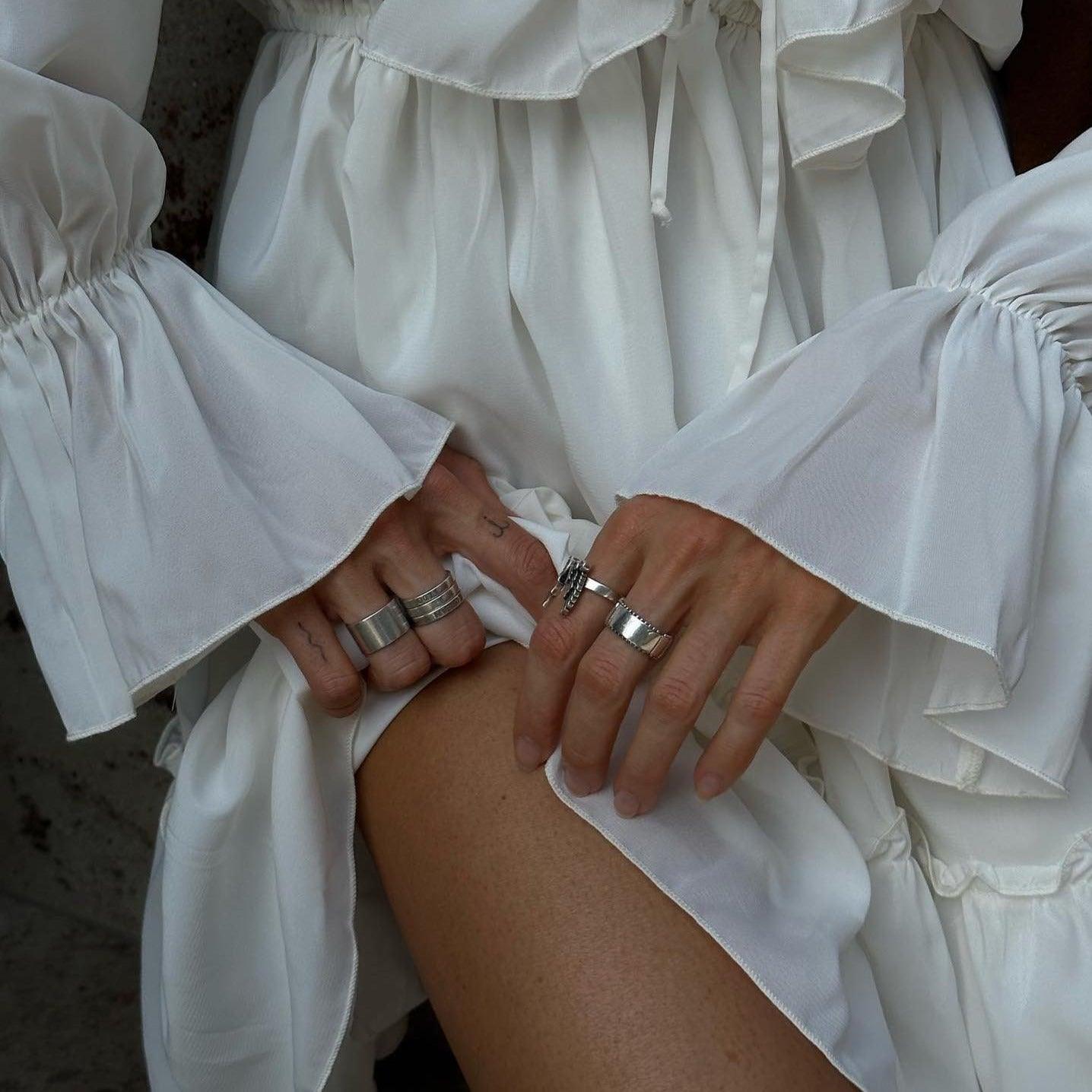 Stella Summer Ruffled Mini Dress - White / S - Be My Shine
